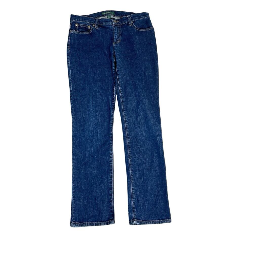 Lauren Ralph Lauren LRL Modern Skinny Jeans Women 8 30x30 Denim Preppy Classic - Picture 4 of 16